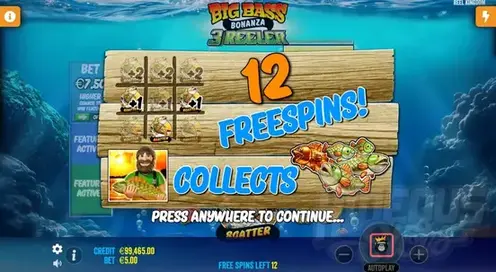 Big bass bonanza игровой автомат бонусы Big bass bonanza слот бонусы