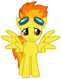 1036frontal_spitfire_vector_suitless_by_baumkuchenpony-d4q0z8o.