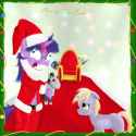 3859100784_-_Mushi_Christmas_derpy_derpy_hooves_dinky_dinky_hooves_santa_Smarty_pants_twilight_sparkle.